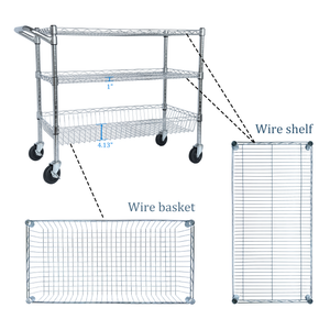 Heavy Duty Rolling Utility Cart