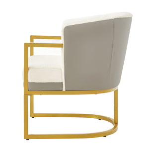 Upholstered Reading Accent Armchair For Living Room