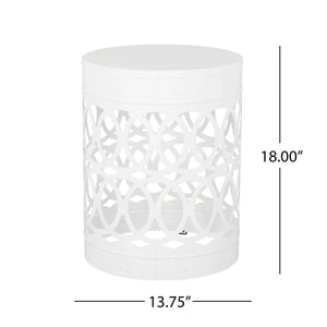 Outdoor Metal Large End Table, Modern Design - Best Buy Furniture