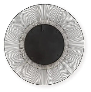 Dallmen - Accent Mirror - Black / Gold Finish - Best Buy Furniture