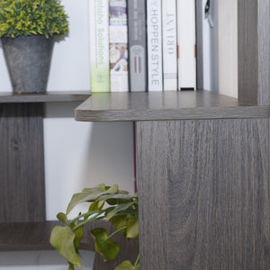 L-Shaped Design Corner Bookshelf