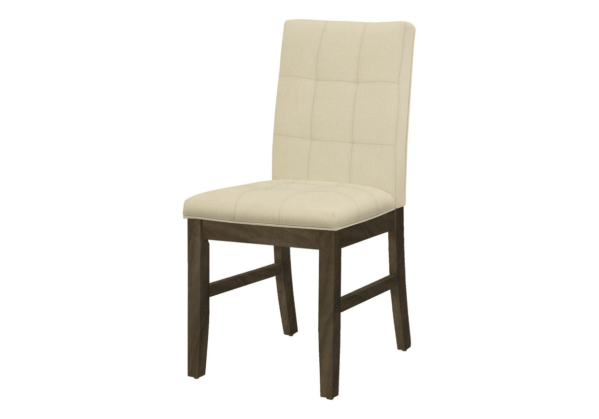 Dining Chair, Upholstered, Dining Room, Transitional (Set of 2) - Cream - Best Buy Furniture