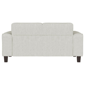 Xana - Track Arm Tufted Loveseat - Greige