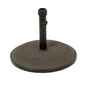Um Holder Round Umbrella Base 66 Lbs Concrete - Brown - Best Buy Furniture