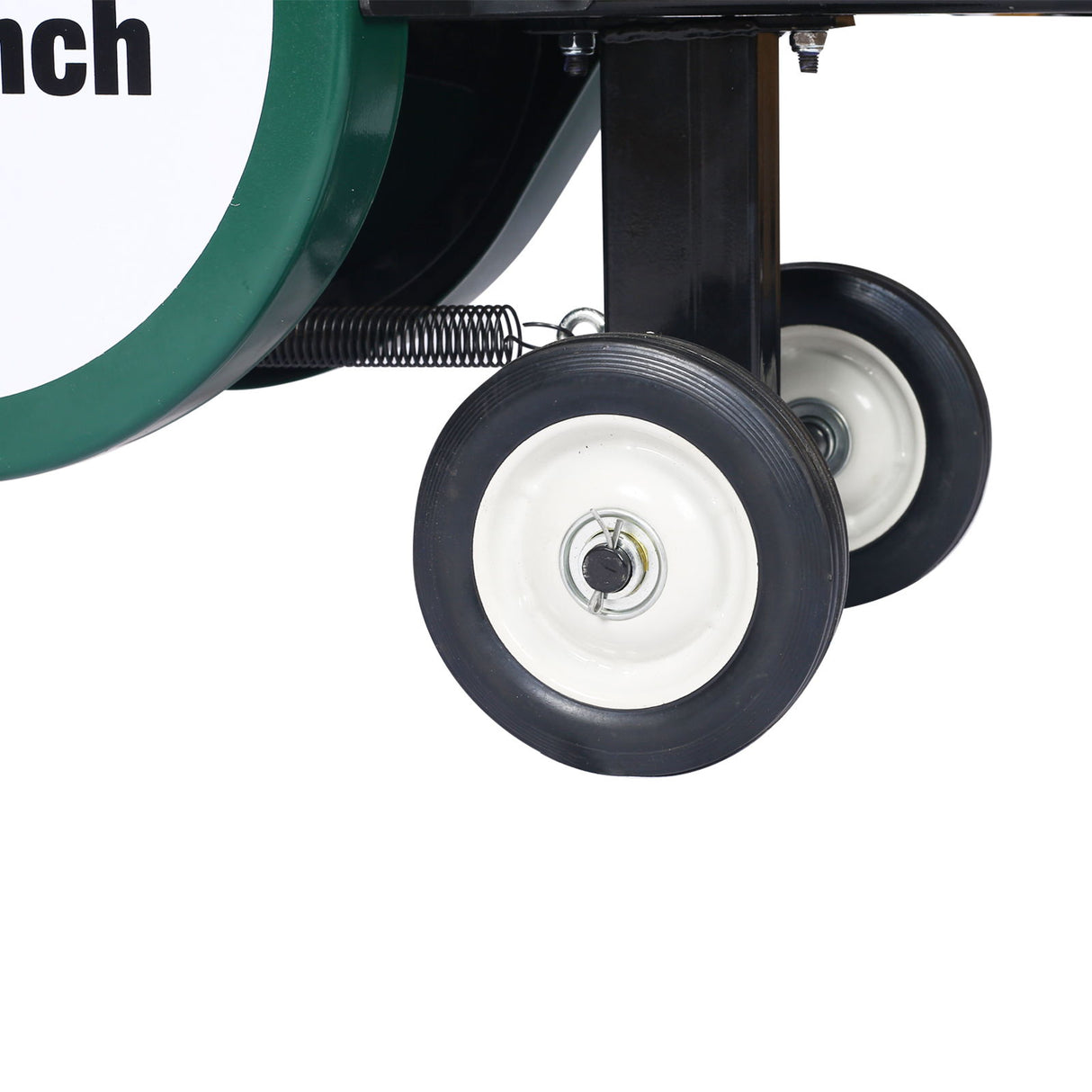 Portable Double Flywheel Electric Log Splitter 7 Ton Gas Log Splitter With Auto Return Steel - Gray