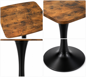 Square Dining Table - 24" Square Tulip Table with MDF Top