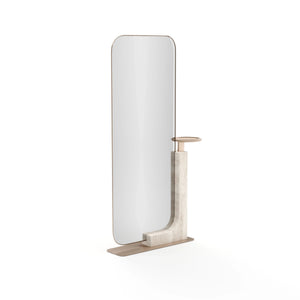 Overlap Floor Mirror