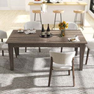 106.3 in Large Extendable Dining Table