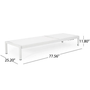 Outdoor Patio Chaise Lounge With 5 Reclining Positions - Best Buy Furniture