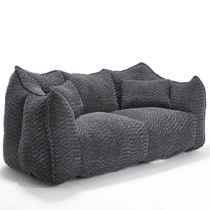 Comfortable Dual Beanbag Chair With High Resilience Foam Core For 2 People
