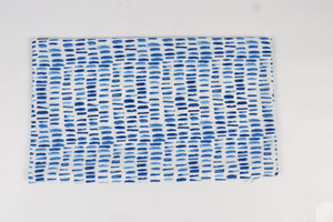2 Pack Outdoor Lumbar Pillow Covers - Blue Dash