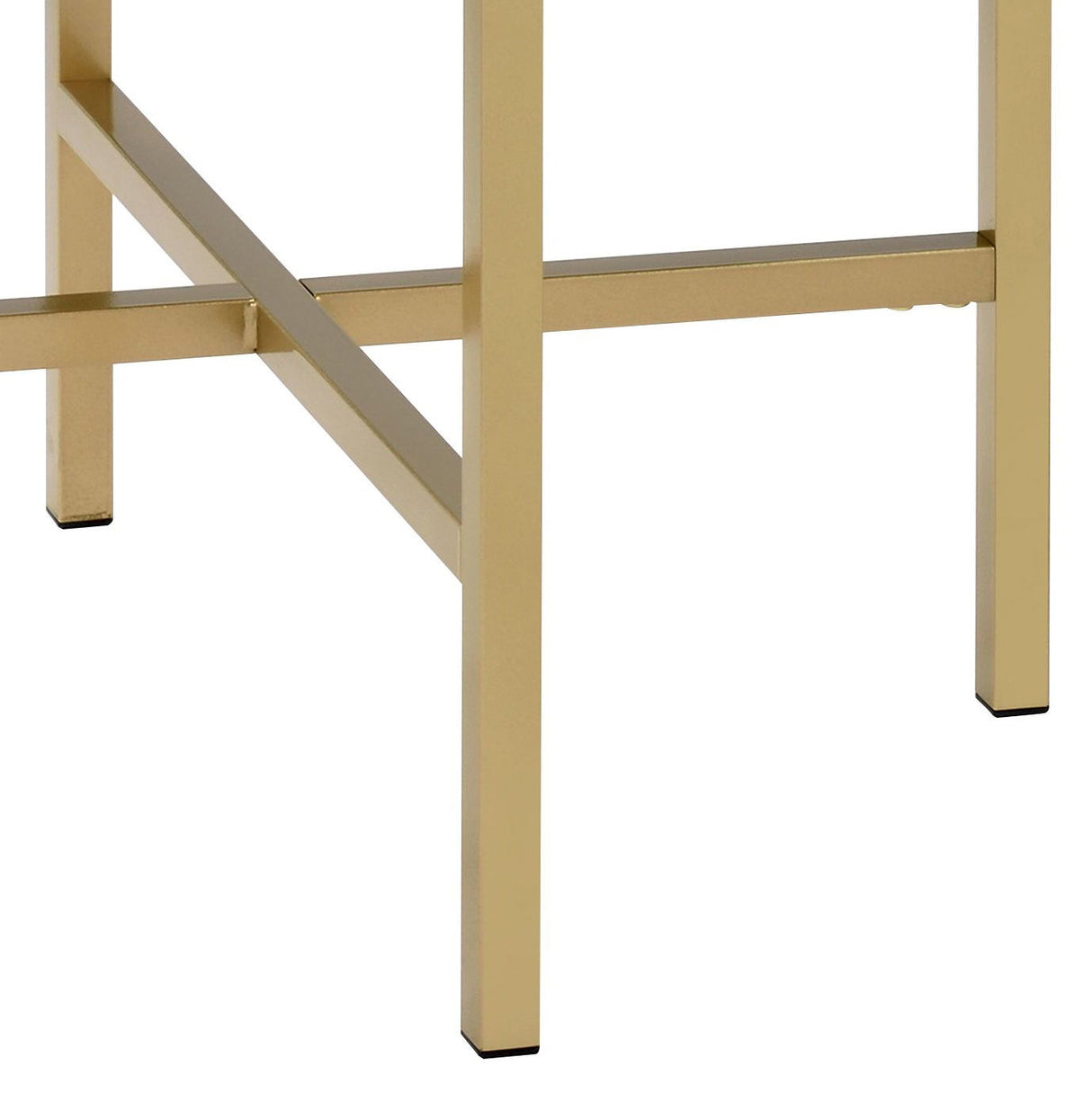 Mithea - End Table - Oak / Gold - Best Buy Furniture