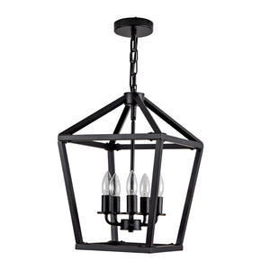 Farmhouse Lantern Chandelier 5-Light