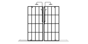 Shower Door Walk - Black