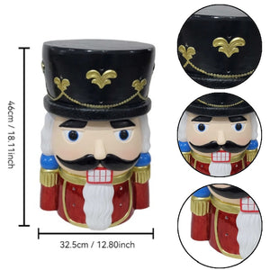 19'' Classic Nutcracker Soldier Stool