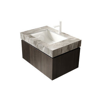 30" MURI Bathroom Sink in Light Gray