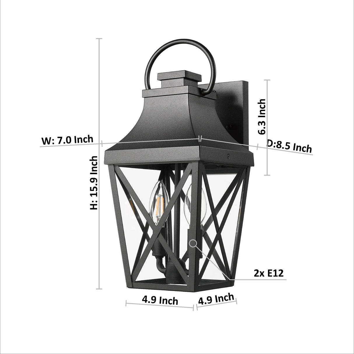 Outdoor Wall Lights - Waterproof Sconce