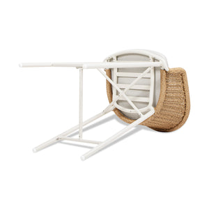 Santorini 28" Wicker Back Outdoor Bar Stool Set of 2