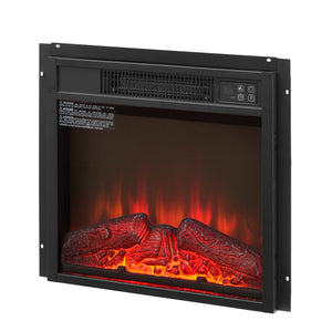 Electric Fireplace Insert 18" 1400W Remote Control
