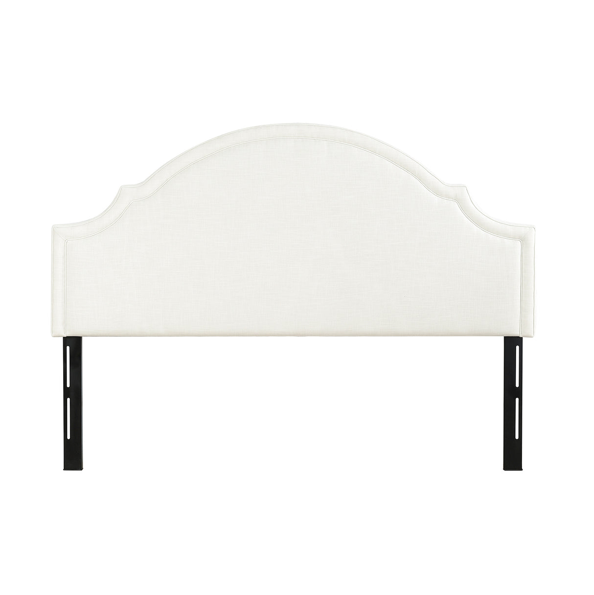 Catherine Upholstered King Headboard, Antique
