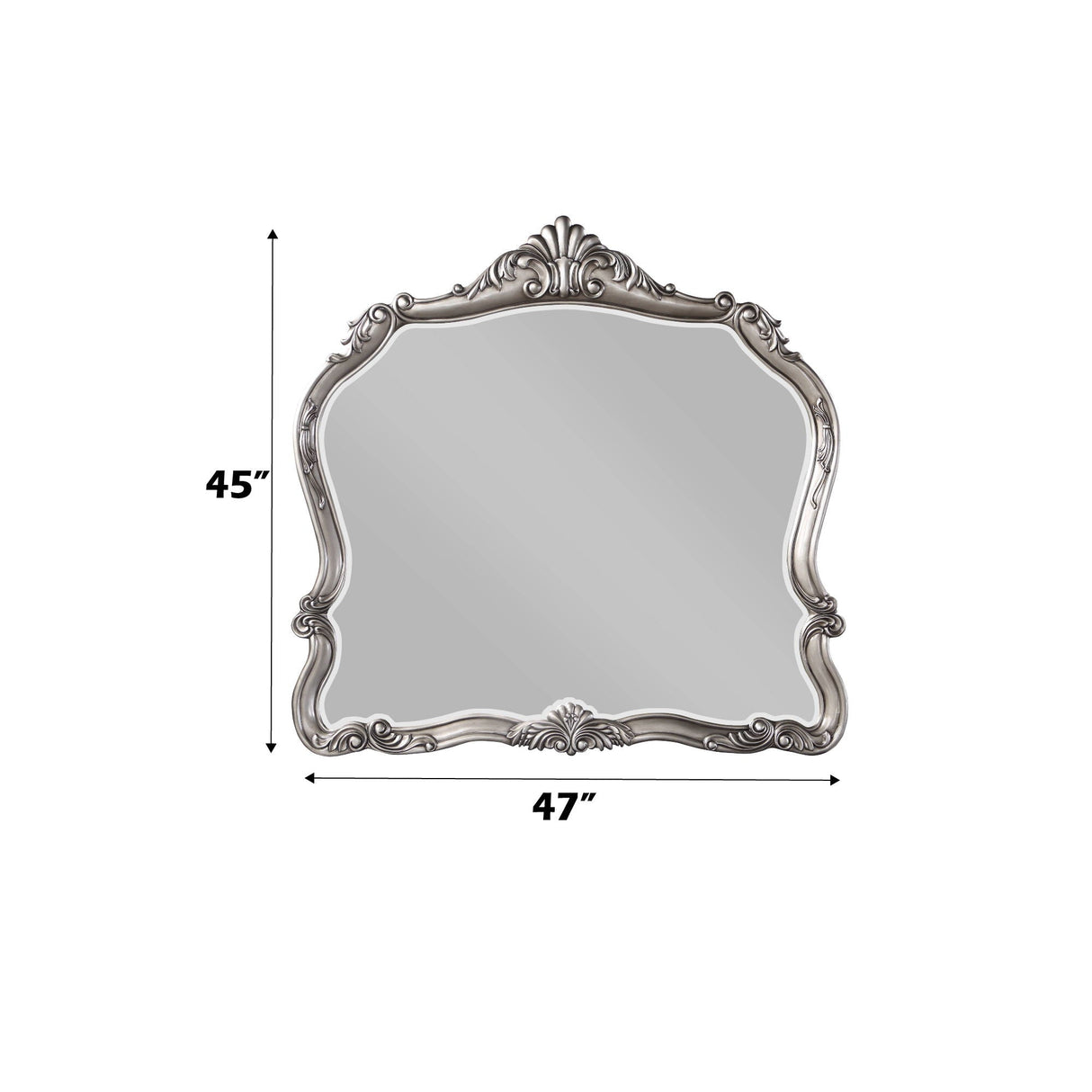Ariadne - Mirror - Antique Silver - Best Buy Furniture