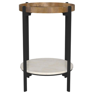 Cowper - Round End Table - Natural