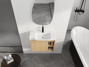 28'' Wall-Mounted Bathroom Vanity