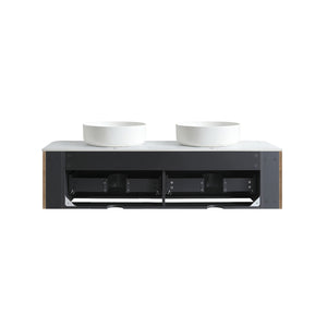 Erba 60 Inch Bathroom Vanity with Sink in Honey