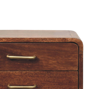 Solid Wood Astor 2-Drawer Nightstand
