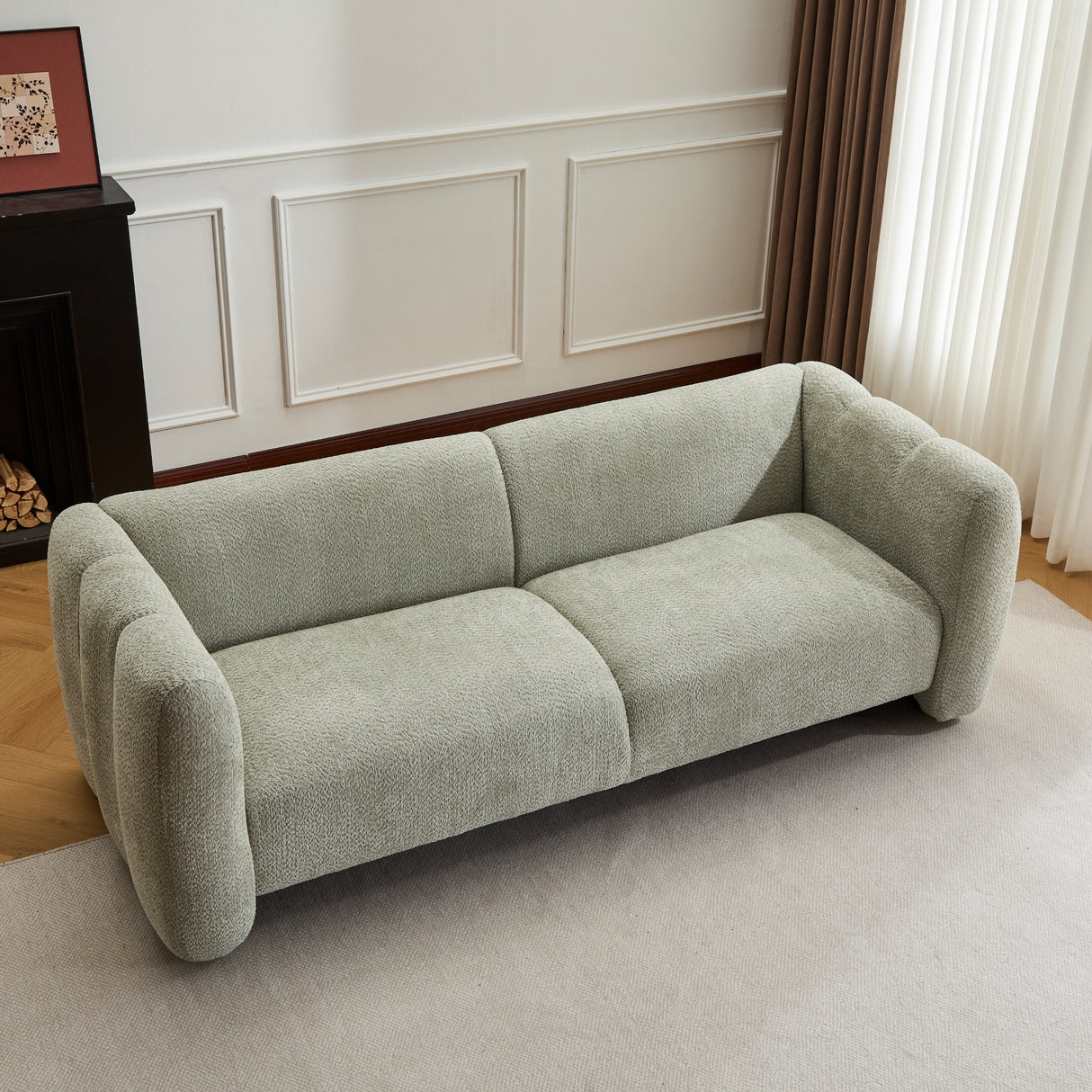 Tonson 83" 3-Seater Sofa with Wave Design
