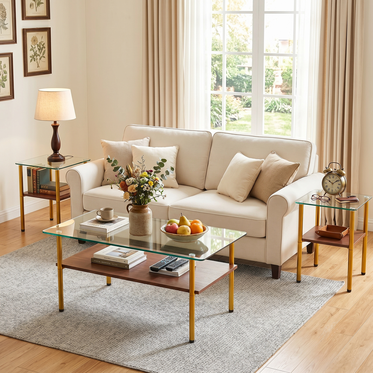 Coffee Table and End Tables Set of 3