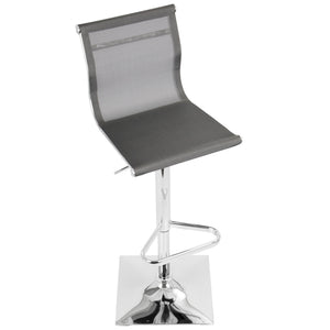 Mirage - Contemporary Adjustable Barstool With Swivel