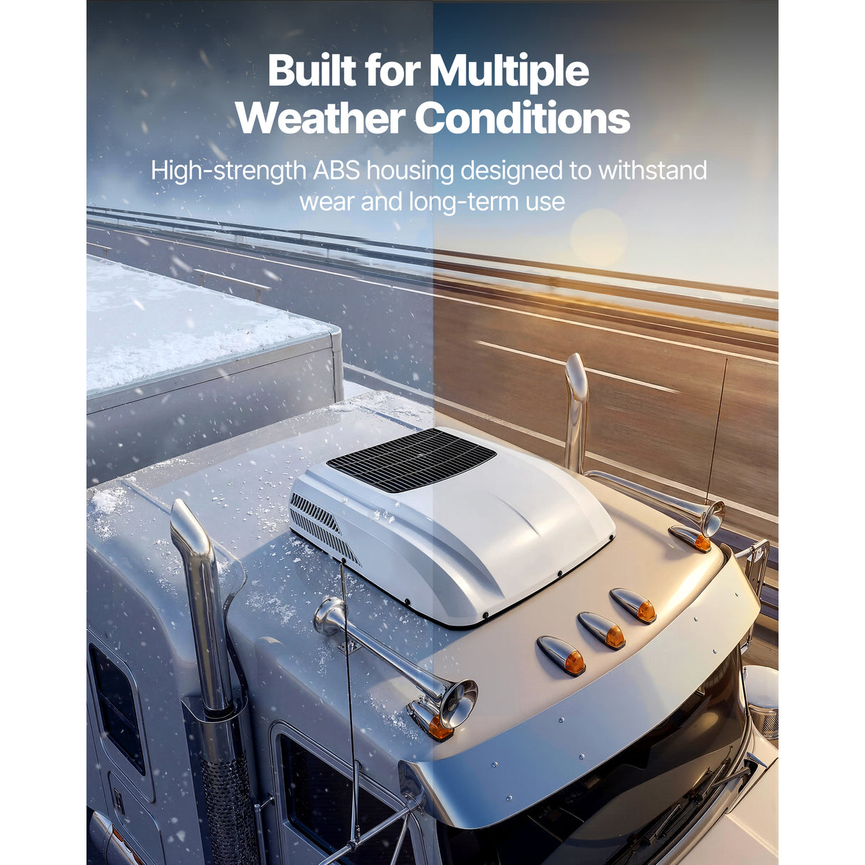 Truck Air Conditioner, 12V 10000 BTU RV Rooftop AC Unit