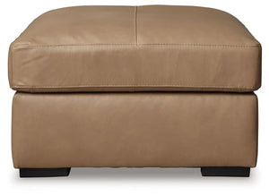Bandon - Oversized Accent Ottoman - Toffee - Best Buy Furniture