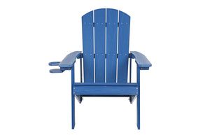 Outdoor Lounge Chair With Cup Holder For Patio Relaxation