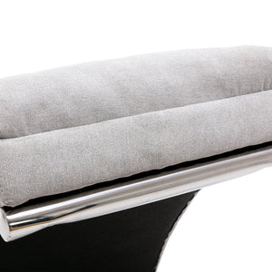 Massage Chaise Lounge Indoor With Remote Control, Ergonomic Electric Massage Lounger