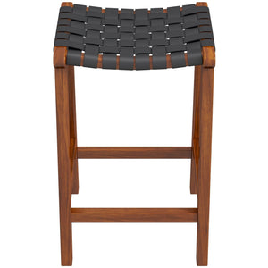 James - Mid-Century Modern Genuine Counter Stool