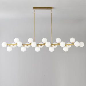 75.6'' Large Pendant Lamp with Opal Glass Shade