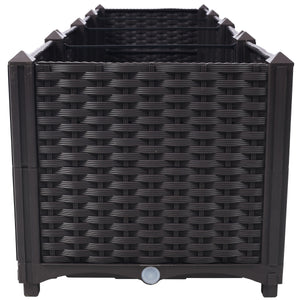 Deep Raised Garden Bed Plastic Planter Boxes