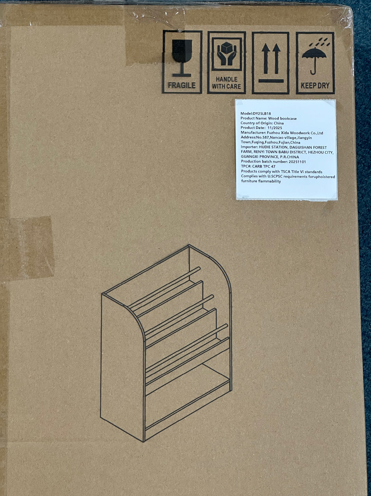 Kids Bookshelf with Open Storage and Front-Facing Shelves