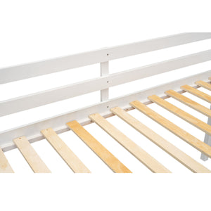 Low Loft Bed With Adjustable Ladder