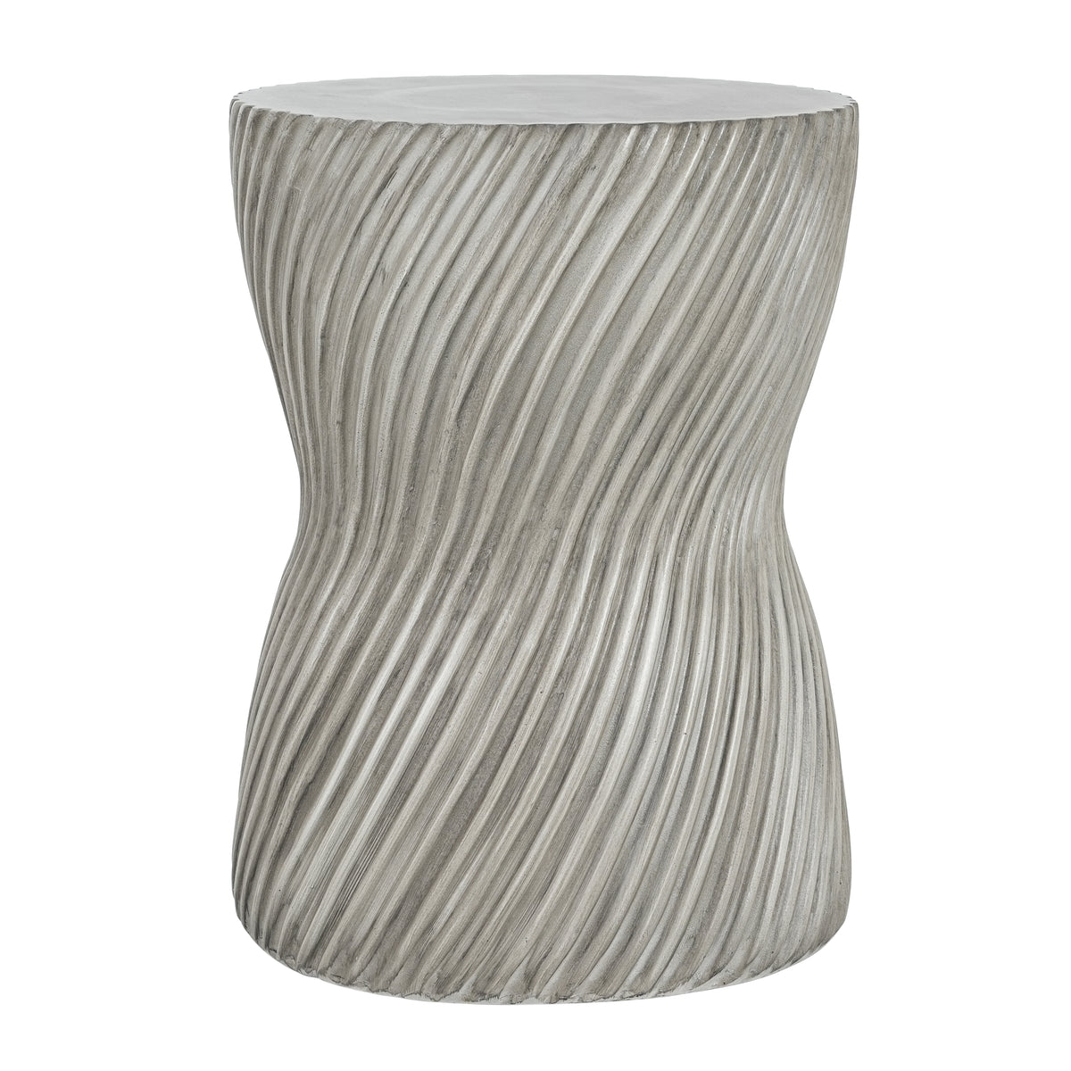 Outdoor MGO Concrete Hourglass Side Table