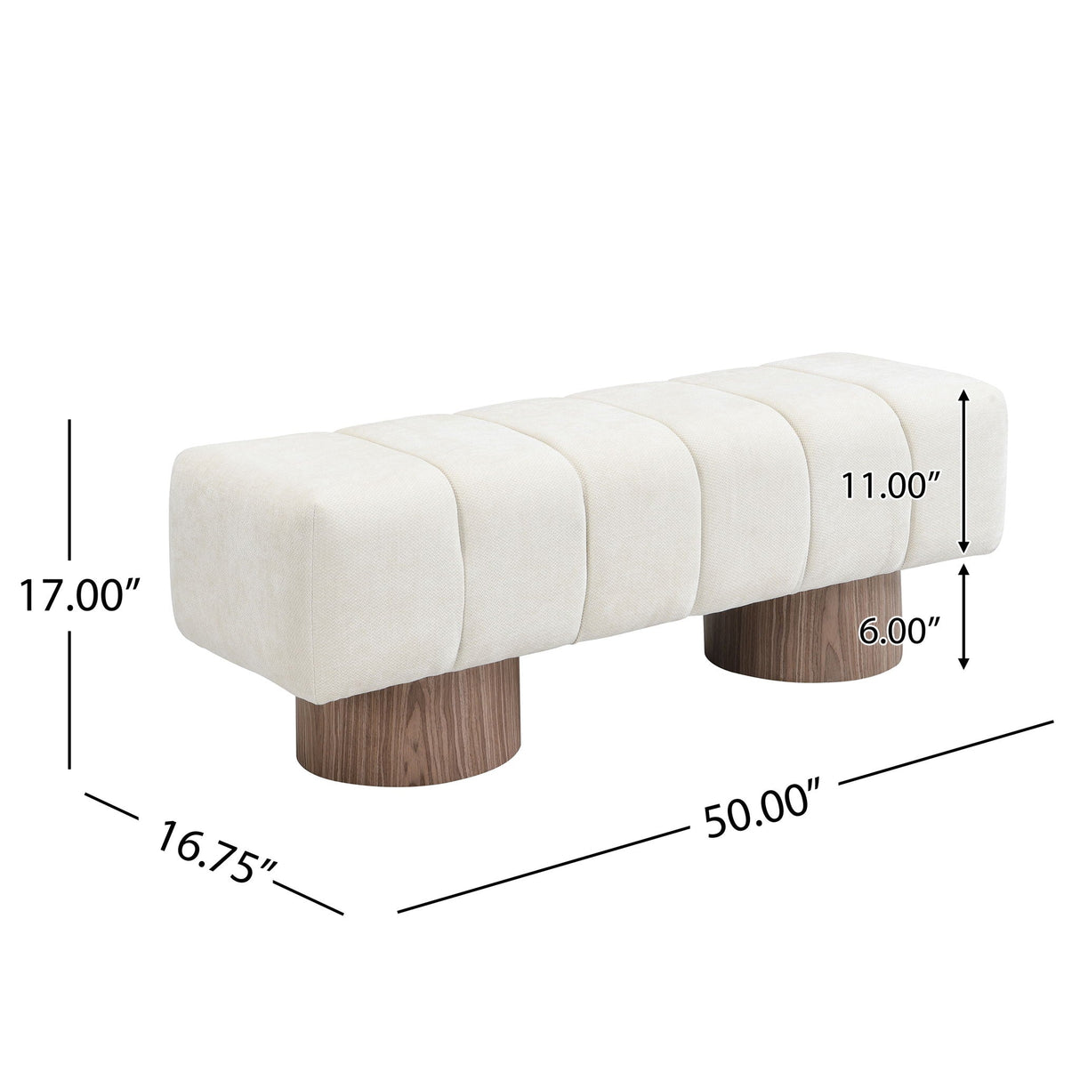 Upholstered Entryway Bench Ottoman - Best Buy Furniture