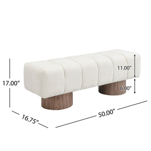 Upholstered Entryway Bench Ottoman - Best Buy Furniture