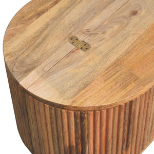 Solid Wood Soba Ball Lid-Up Coffee Table