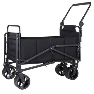 2-in-1 Multifunctional Folding Wagon Cart and Convertible Beach Chair
