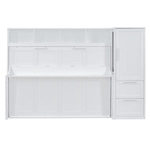 Space Saving Murphy Wall Bed With Closet And Drawers