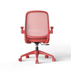 Ergonomic Color Office Chair - 350LBS Capacity, Red