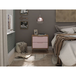 Rockefeller - 2 Drawer Nightstand