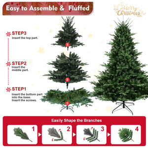 Full-Shaped 5FT Christmas Tree with 1129 Tips